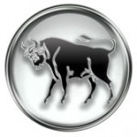 sternzeichen-stier-button-symbol-isoliert-auf-weissem-hintergrund